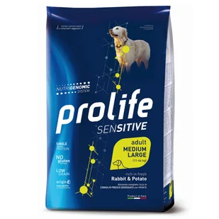 Prolife Dog Sensitive Królik i ziemniaki - 10 kg - Sucha karma dla psów - miniaturka - grafika 1