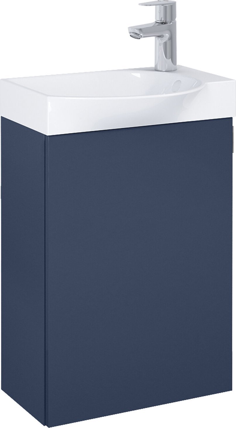 Alkotest A852448538 / ROCA / RAVELL / ZESTAW ŁAZIENKOWY UNIK 45CM NIEBIESKI MAT BEZ SYFONU / ZAMIENNIK 168768 /