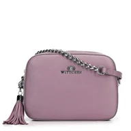 Torebki damskie - Damska listonoszka skórzana pudełkowa na łańcuszku - miniaturka - grafika 1