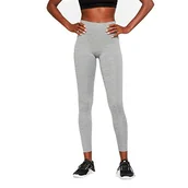 Spodnie rowerowe - Nike damskie rajstopy treningowe Iron Grey/Heather/Black XL - miniaturka - grafika 1