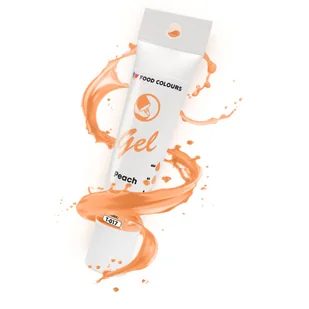 Food Colours żel tubka Peach / Brzoskwiniowy 30g - Dodatki do ciast w proszku - miniaturka - grafika 1