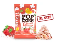 Popcorn - MIXIT Duży bio popcorn truskawka, 75g - miniaturka - grafika 1
