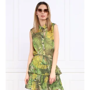 GUESS Bluzka | Regular Fit - Bluzki damskie - miniaturka - grafika 1