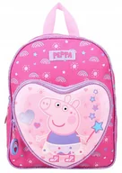 Plecaki szkolne i tornistry - Plecak przedszkolny jednokomorowy Świnka Peppa dziewczynki Różowy Pepa Pig - miniaturka - grafika 1