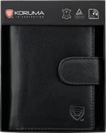Portfele - KORUMA Czarny portfel antyRFID - KORUMA SM-904GBL Uniwersalny - miniaturka - grafika 1