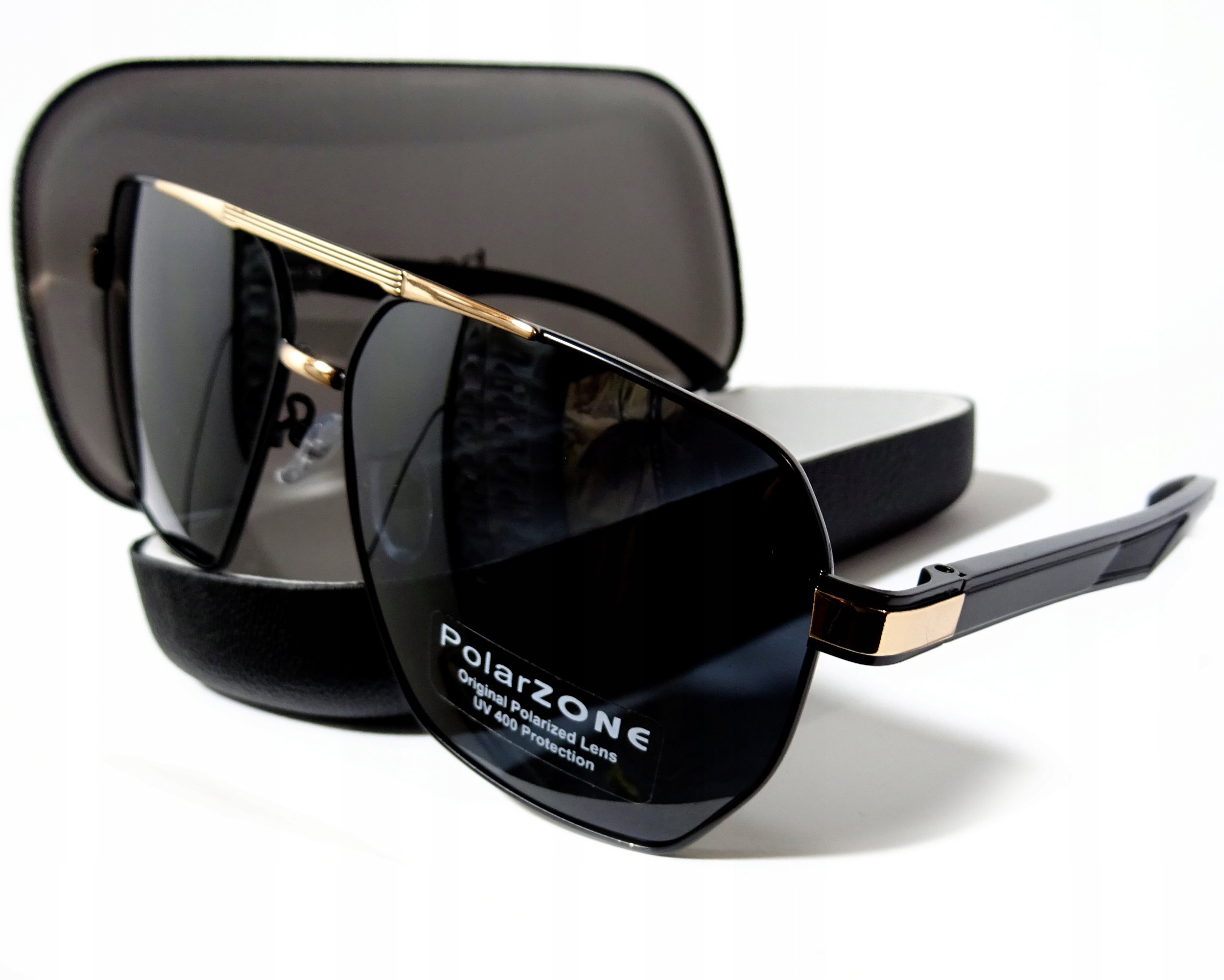 Okulary Przeciwsłoneczne Męskie Filtr UV400 Polaryzacyjne Polarzone Nerdy