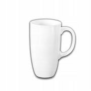 Kubki - Kubek Do Kawy I Herbaty Biały Porcelanowy - miniaturka - grafika 1
