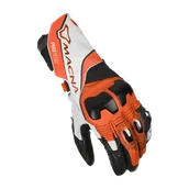 Rękawice motocyklowe - Rękawice Motocyklowe Macna Protego Złamany Biały/Pomarańczowy/CzarnyM - miniaturka - grafika 1