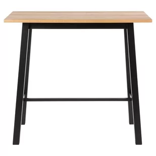 Actona Stół Barowy Canlo 105X117X58 Natyralny + Czarny - Stoły - miniaturka - grafika 1