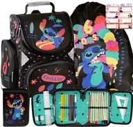 Plecaki szkolne i tornistry - 4 ELEMENTÓW Tornister szkolny Lilo i Stitch piórnik z wyp worek DLA DZIEWCZYKI - miniaturka - grafika 1