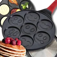 Patelnie - Patelnia Do Naleśników Jajek Pancakes Placków 26Cm Non-Stick Indukcja - miniaturka - grafika 1