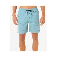 Kąpielówki męskie - Spodenki surfingowe męskie Rip Curl Hula Breach Volley Niebieski - miniaturka - grafika 1