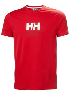 Helly Hansen Koszulka funkcyjna "Core" w kolorze czerwonym - Koszulki sportowe męskie - miniaturka - grafika 1