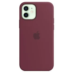 Apple Etui Silicone Case do iPhone 12 mini Dojrzała śliwka MHKQ3ZM/A - Etui i futerały do telefonów - miniaturka - grafika 1