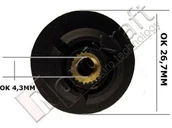 Pozostałe narzędzia ogrodowe - Motylek, nakrętka pokrywy filtra powietrza piły Z.PIL-0024 - miniaturka - grafika 1