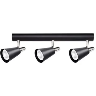 Kanlux OPRAWA ŚCIENNO-SUFITOWA SEMPRA EL-3I B-SR GU10 CZARNA 33095 - Lampy sufitowe - miniaturka - grafika 1