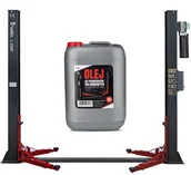 Podnośniki - Podnośnik dwukolumnowy samochodowy 4T REDATS L-220F Automatyczny 230V + Olej Gratis - miniaturka - grafika 1