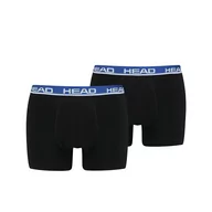 Majtki męskie - HEAD BOKSERKI MĘSKIE BASIC BOXER 2P BLACK 701202741 008 M - miniaturka - grafika 1
