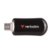 Pendrive - Verbatim 30224 64 GB USB Type-C 3.2 Gen 1 (3.1 Gen 1) Czarny 30224 - miniaturka - grafika 1