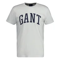Koszulki męskie - Męska Koszulka GANT MD. GANT T-SHIRT 2003181.110 – Biały - miniaturka - grafika 1