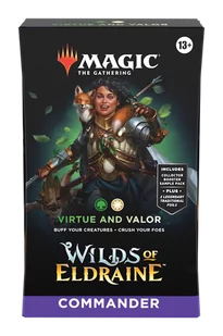 MTG: Wilds of Eldraine - Commander Deck Virtue and Valor - Gry planszowe - miniaturka - grafika 1