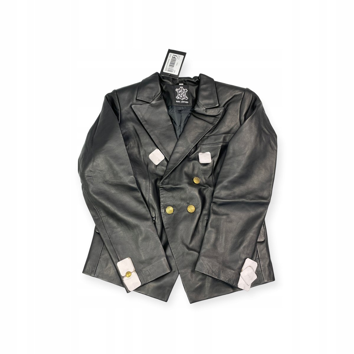 Skórzana kurtka damska czarna REAL LEATHER L