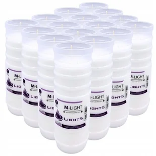 Wkłady do Zniczy Parafinowe Znicze 120h 5dni 16szt - Lampiony i znicze - miniaturka - grafika 1