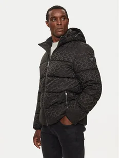 Guess Kurtka puchowa M4BL42 WG9L2 Czarny Regular Fit - Kurtki męskie - miniaturka - grafika 1