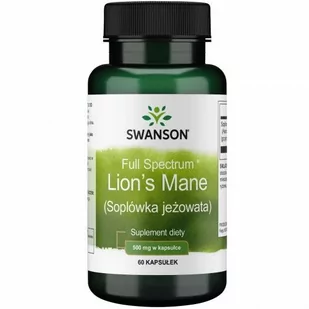 Full Spectrum Lion''s mane - Soplówka Jeżowata 500 mg (60 kaps.) - Suplementy diety - miniaturka - grafika 1