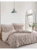 Pościel - Elizabed Komplet pościeli w kolorze jasnobrązowym - miniaturka - grafika 1