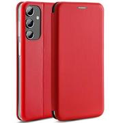 Portfele - Etui z klapką portfel do Samsung A14 5G A146 czerwony/red - miniaturka - grafika 1