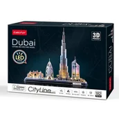 Puzzle - Dante Puzzle 3D City Line LED Dubai 20523 - miniaturka - grafika 1