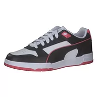 Trampki męskie - PUMA Męskie trampki Rbd Game Low, Puma White Puma Black Loveable Puma Gold, 42.5 EU - miniaturka - grafika 1