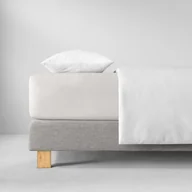 Prześcieradła - Prześcieradło Jersey Stretch 6600 Elfenbein : Kolor - 110/elfenbein, Wymiary - 200/200 - miniaturka - grafika 1