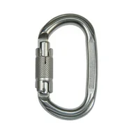 Sprzęt wspinaczkowy - KARABINEK PILLAR TWIST LOCK SREBRNY - miniaturka - grafika 1