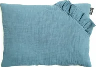 Kołdry i poduszki dla dzieci - PULP BAMBOO Poduszka Muślinowa 35x45 cm Niebieska - miniaturka - grafika 1