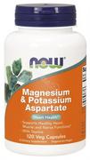 Witaminy i minerały - Now Foods NOW Magnesium&Potassium Aspartate 120vegcaps - miniaturka - grafika 1