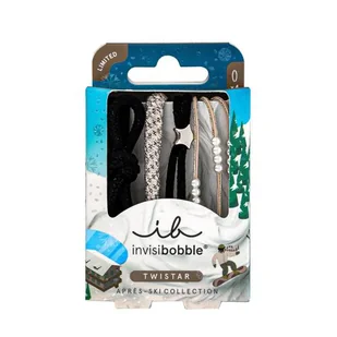 Invisibobble Apres-Ski Twistar Gumka do włosów 4 szt Odcień Fondue Lover - Ozdoby do włosów - miniaturka - grafika 1