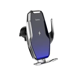 HOCO S14 CAR MOUNT WIRELESS CHARGER SILVER - Ładowarki do telefonów - miniaturka - grafika 2