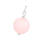 Wisiorki - MYNESS Zawieszka wisiorek z kwarcem różowym - miniaturka - grafika 1