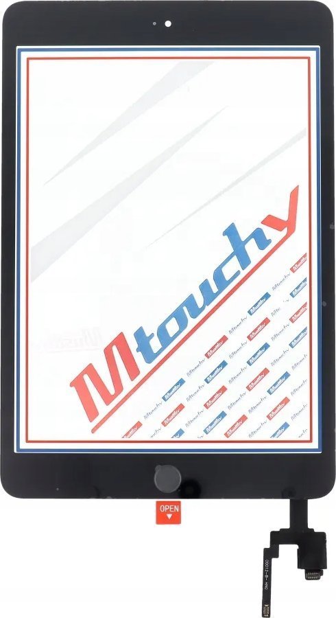 Samsung MUSTTBY Ekran dotykowy + taśma klejąca + Home do iPAD Mini 3 czarny