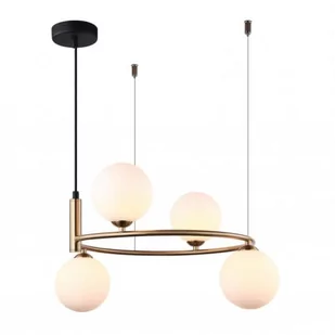 Italux Lampa zwis Amily MDM-3974/4 BRO MDM-3974/4 BRO - Lampy sufitowe - miniaturka - grafika 1