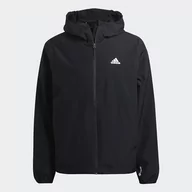 Kurtki męskie - adidas Męska kurtka techniczna Predator, czarna, Czarny, L - miniaturka - grafika 1