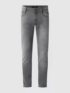 Spodnie męskie - Jeansy o kroju slim fit z dodatkiem streczu model ‘Anbass’ - miniaturka - grafika 1