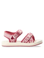 Buty dla dziewczynek - Jack Wolfskin Sandały Zulu Vc 4052971 D Różowy - miniaturka - grafika 1