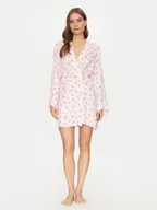 Szlafroki damskie - Hunkemöller Szlafrok 301649 Różowy - miniaturka - grafika 1