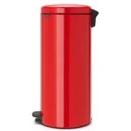 Kosze na śmieci - Brabantia kosz z pedałem NEWICON 30 l czerwony - miniaturka - grafika 1