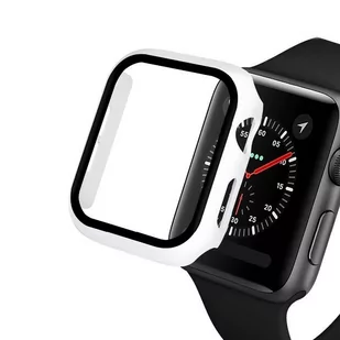 Etui + Szkło 2W1 Do Apple Watch 4/5/6/Se 44Mm Biały - Akcesoria do smartwatchy - miniaturka - grafika 1