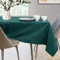 Obrusy i serwetki - Obrus VESTA kolor butelkowa zieleń tłoczony motyw nowoczesny 140x260 ameliahome - TCLOTH/AH/VESTA/MARKET/HMD/BOTTLEGREEN/140x260 - miniaturka - grafika 1