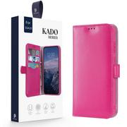 Etui i futerały do telefonów - Dux Ducis Kado kabura etui portfel pokrowiec z klapką Samsung Galaxy A10 różowy - miniaturka - grafika 1